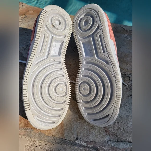 Nike Womens Air Force 1 Shadow In Washed Coral Size 8 - Picture 12 of 13